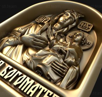 3D model Iverskaya mother of God (STL)